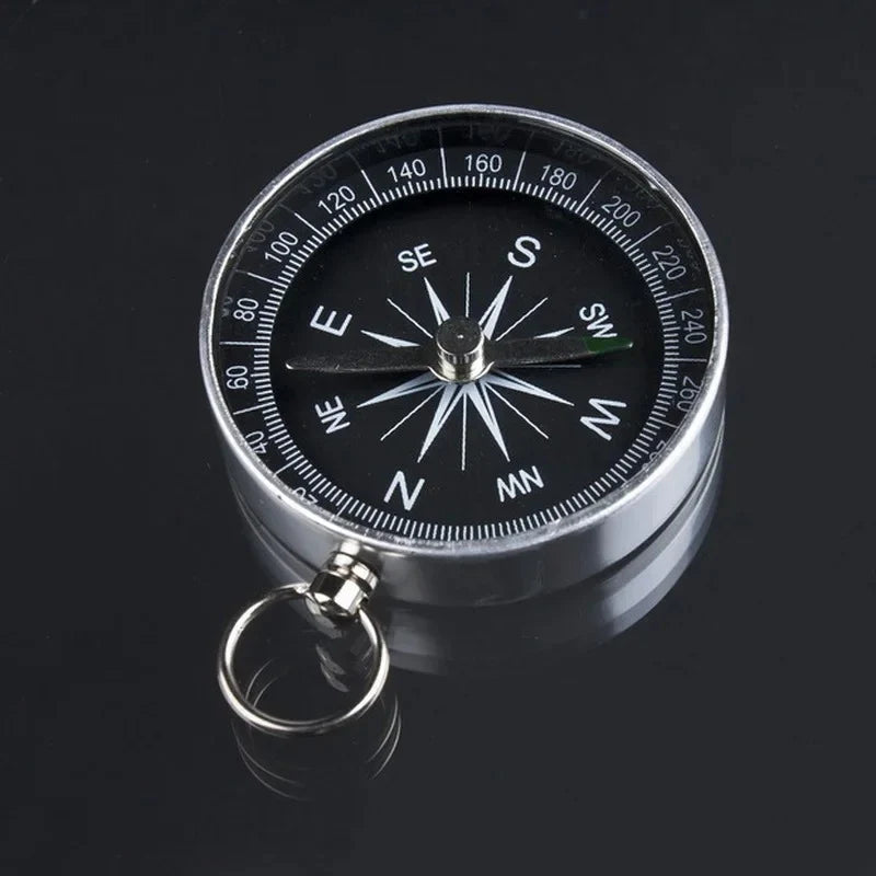 Portable Survival Keychain Compass